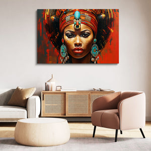 African Lady Wall Art | MusaArtGallery™