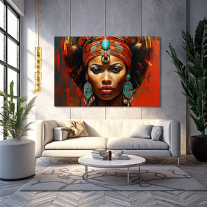 African Lady Wall Art | MusaArtGallery™