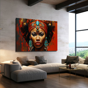 African Lady Wall Art | MusaArtGallery™