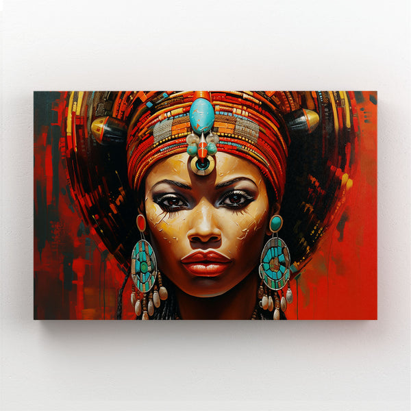 African Lady Wall Art | MusaArtGallery™
