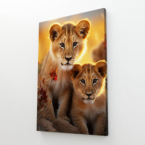 African Lions Wall Art | MusaArtGallery™