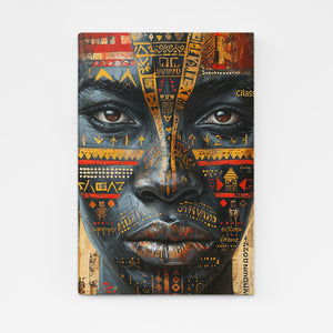 African Mask Wall Art | MusaArtGallery™
