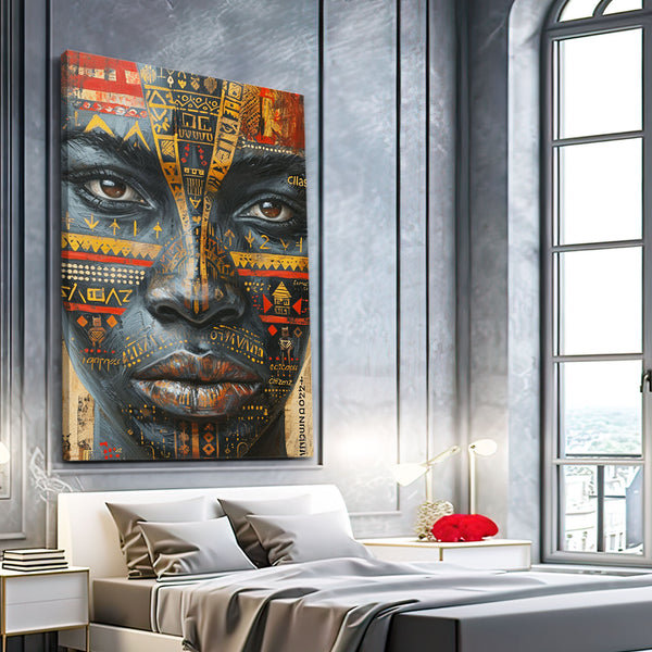 African Mask Wall Art | MusaArtGallery™