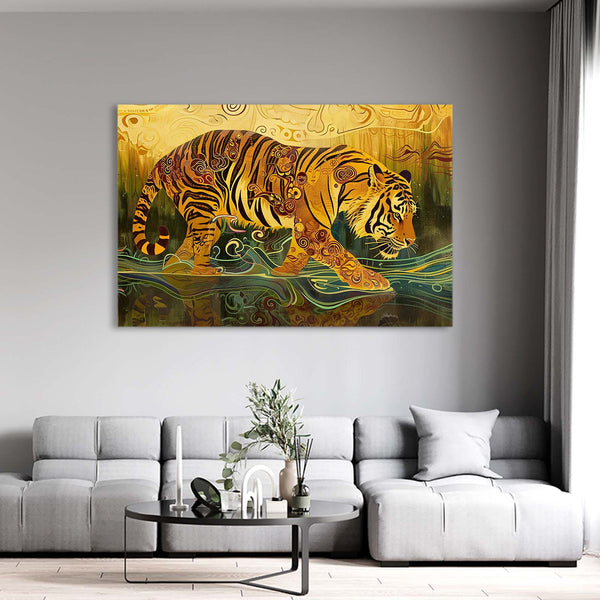 African Tiger Art | MusaArtGallery™