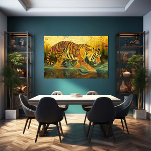 African Tiger Art | MusaArtGallery™