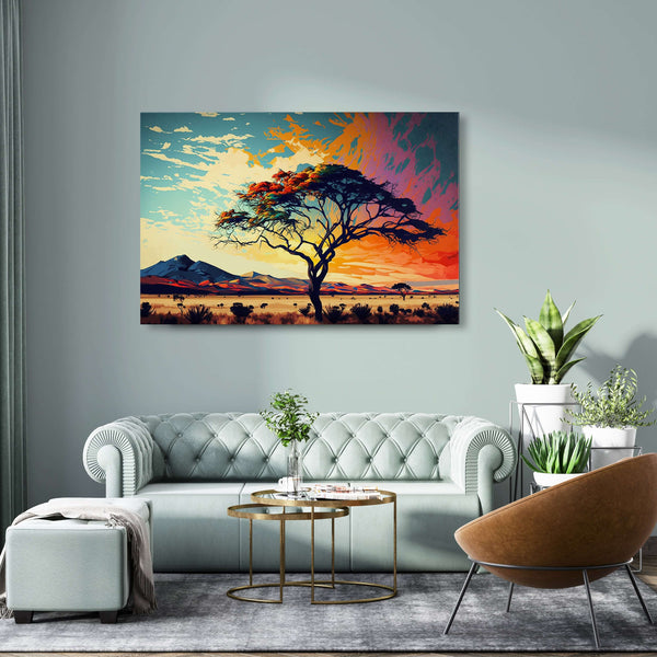 African Tree Wall Art | MusaArtGallery™