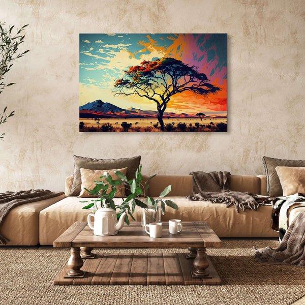 African Tree Wall Art | MusaArtGallery™