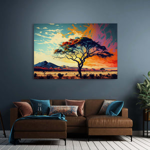 African Tree Wall Art | MusaArtGallery™