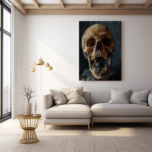 Aged Relic Skull Art | MusaArtGallery™