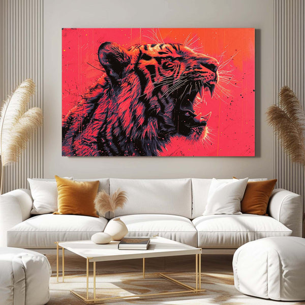 Amazing Red Tiger Art | MusaArtGallery™