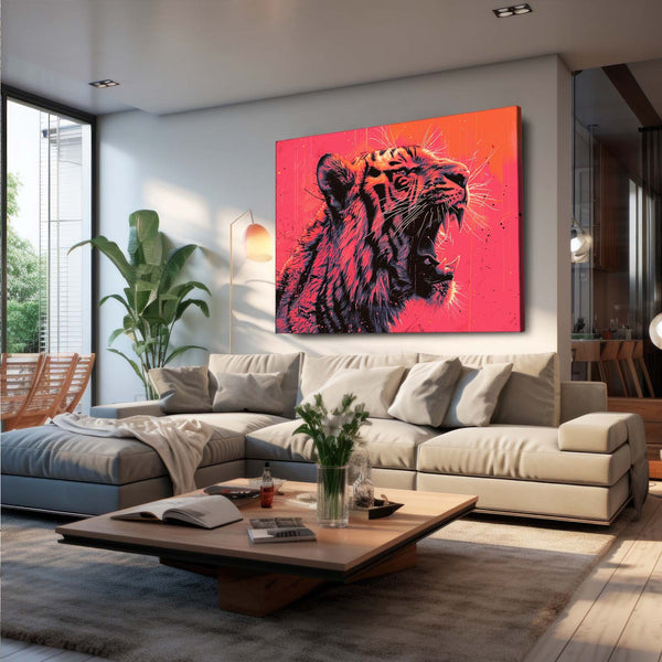 Amazing Red Tiger Art | MusaArtGallery™