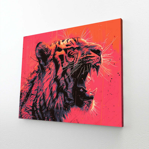 Amazing Red Tiger Art | MusaArtGallery™