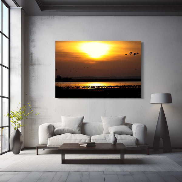 Amber Sky Sunset Art | MusaArtGallery™