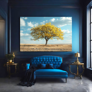 Amber Sky Tree Art | MusaArtGallery™