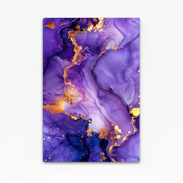 Amethyst Glow Abstract Art | MusaArtGallery™