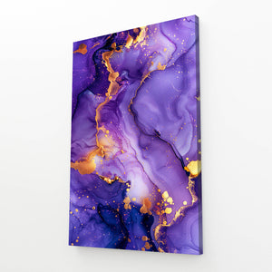 Amethyst Glow Abstract Art | MusaArtGallery™