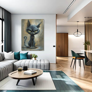 Angry Cat Wall Art | MusaArtGallery™