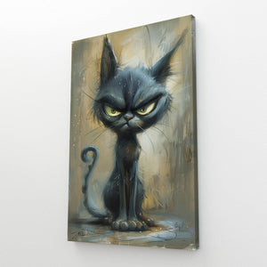 Angry Cat Wall Art | MusaArtGallery™