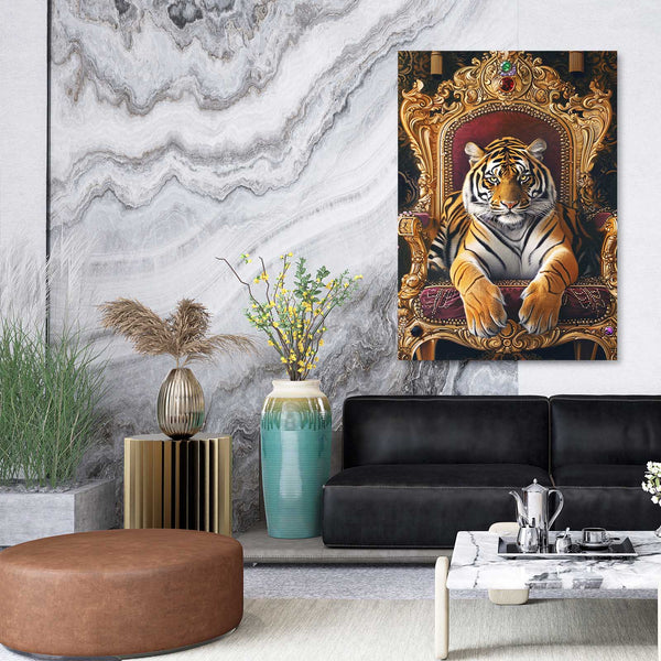 Angry Royal Tiger Art  | MusaArtGallery™