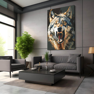 Angry Wolf Art | MusaArtGallery™