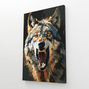 Angry Wolf Art | MusaArtGallery™