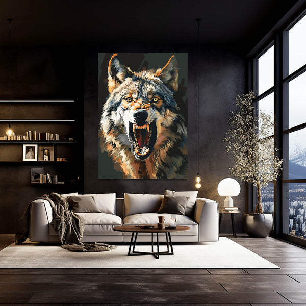Angry Wolf Art | MusaArtGallery™
