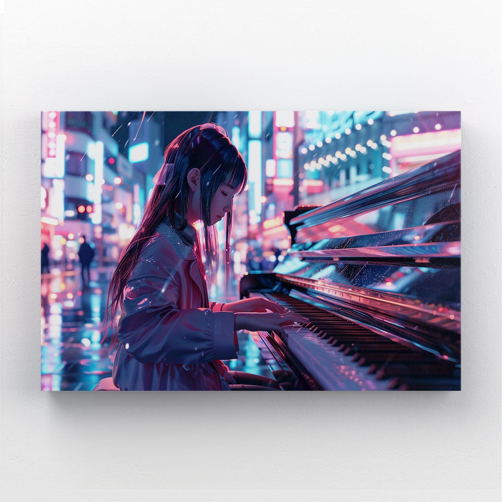 Anime girl Piano Art | MusaArtGallery™