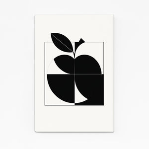 Apple Art Black And White