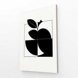 Apple Art Black And White
