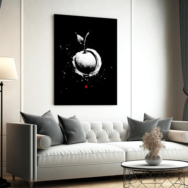 Apple Art Black Art