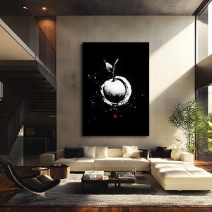 Apple Art Black Art