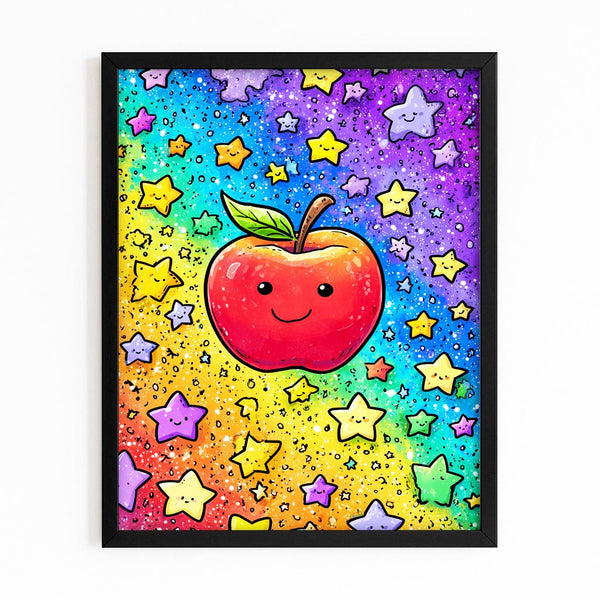Apple Art Colorful
