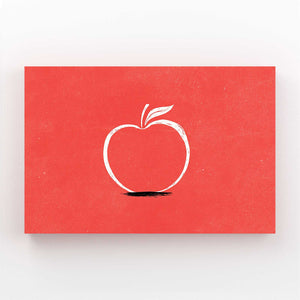 Apple Art Red