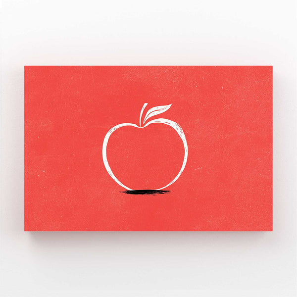 Apple Art Red