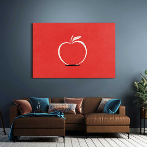 Apple Art Red