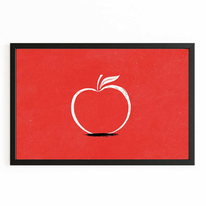 Apple Art Red
