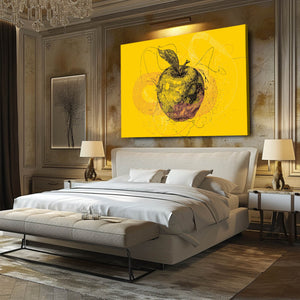 Apple Art Yellow