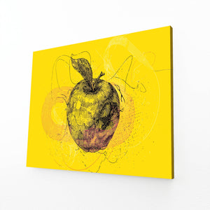 Apple Art Yellow