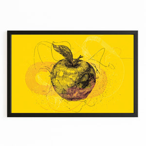 Apple Art Yellow