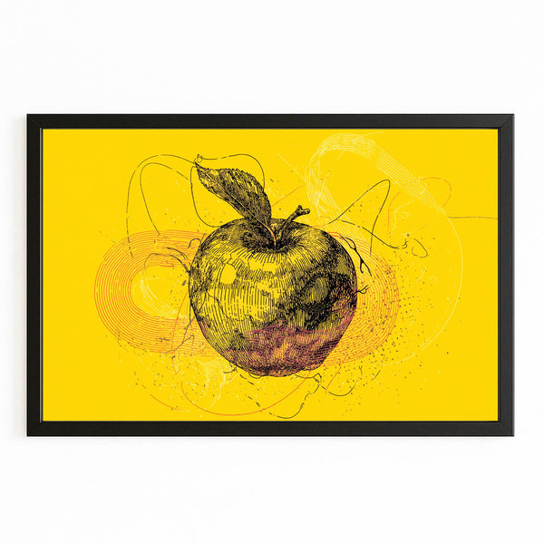 Apple Art Yellow