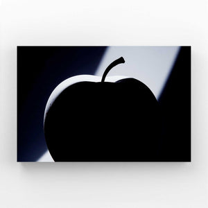 Apple Wall Art Black