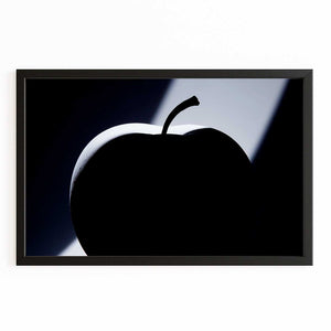 Apple Wall Art Black