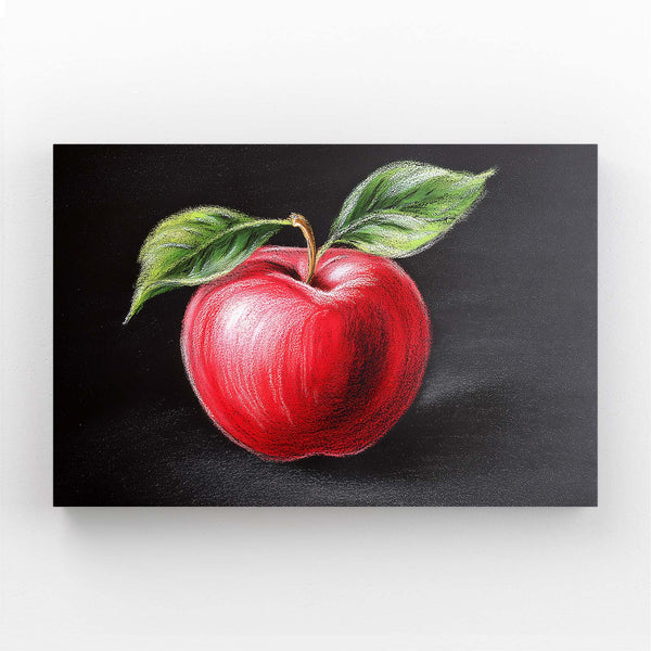 Apple Wall Decor Black