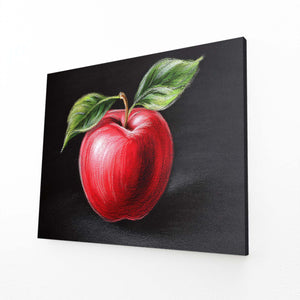 Apple Wall Decor Black