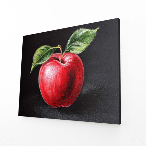 Apple Wall Decor Black