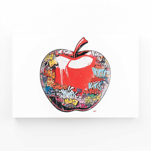 Apple Wall Decor White