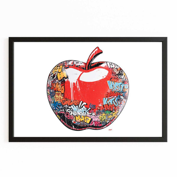 Apple Wall Decor White