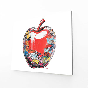 Apple Wall Decor White