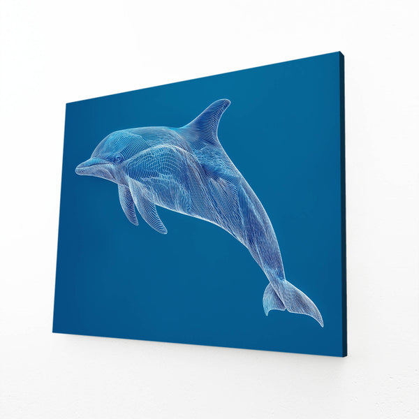 Aqua Dolphin Art