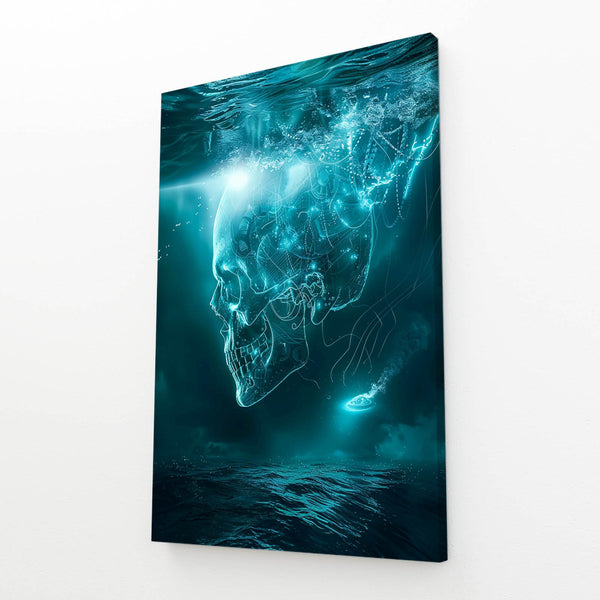 Aqua Skull Art | MusaArtGallery™